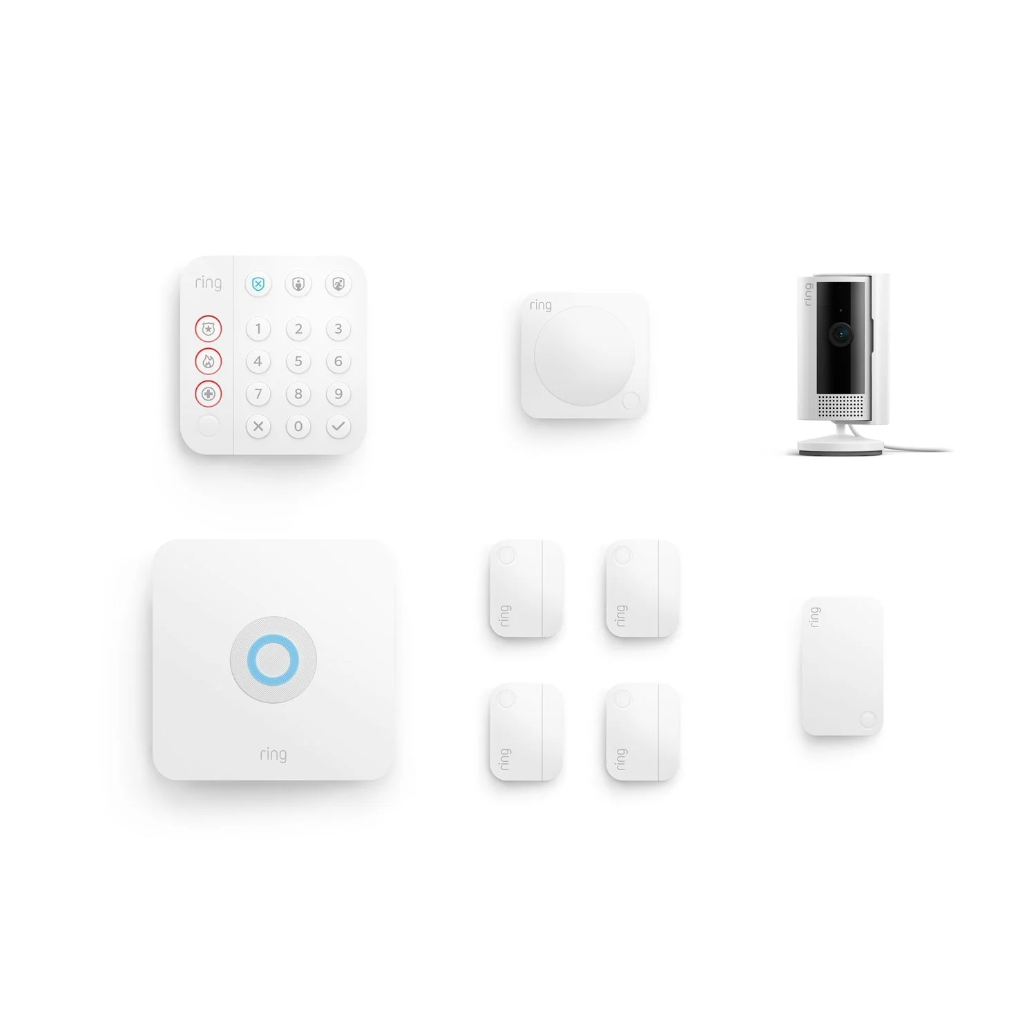 8-Piece Alarm Security Kit + Indoor Cam (2nd Gen)